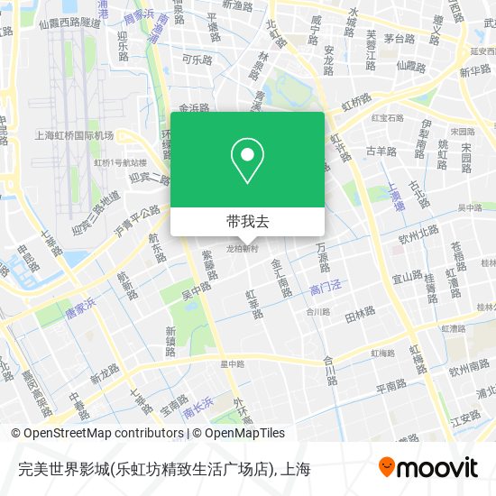 完美世界影城(乐虹坊精致生活广场店)地图