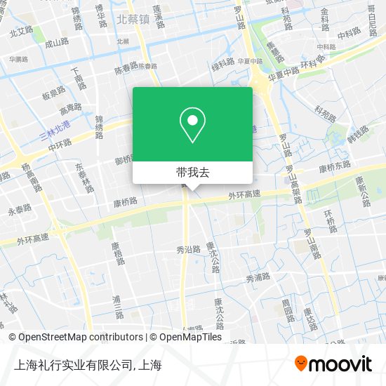 上海礼行实业有限公司地图