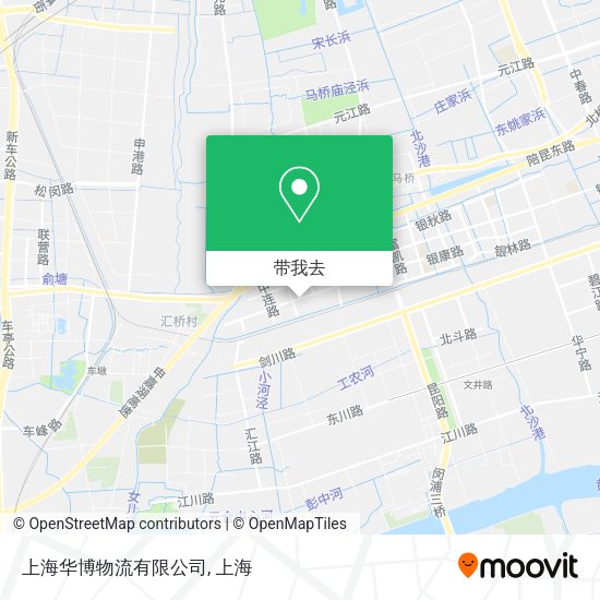 上海华博物流有限公司地图