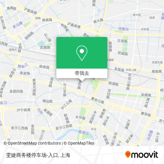 雯婕商务楼停车场-入口地图