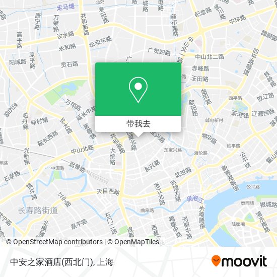 中安之家酒店(西北门)地图