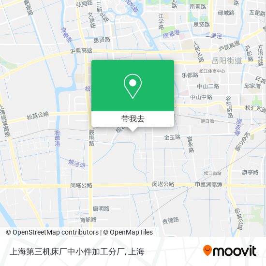 上海第三机床厂中小件加工分厂地图