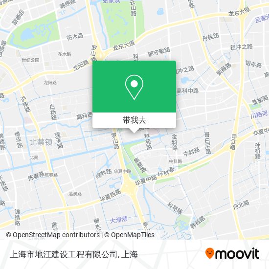 上海市地江建设工程有限公司地图