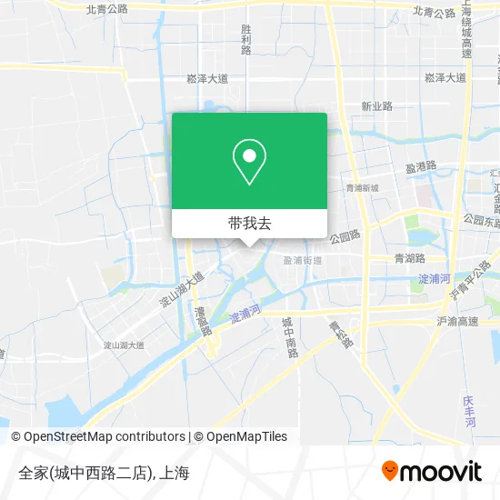 全家(城中西路二店)地图