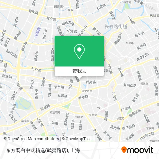 东方既白中式精选(武夷路店)地图