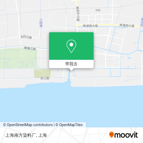 上海南方染料厂地图
