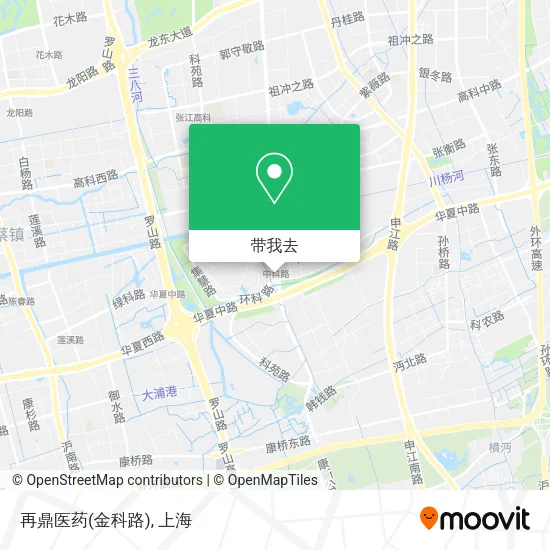 再鼎医药(金科路)地图