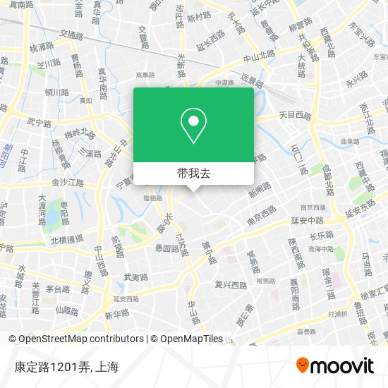 康定路1201弄地图