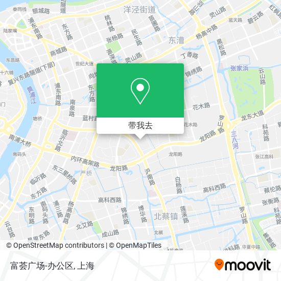 富荟广场-办公区地图