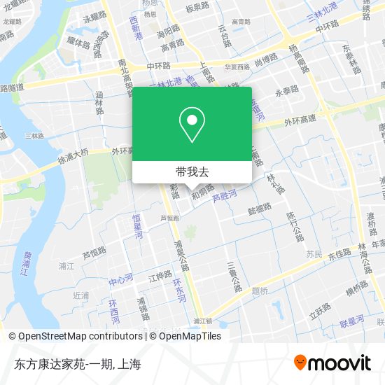 东方康达家苑-一期地图