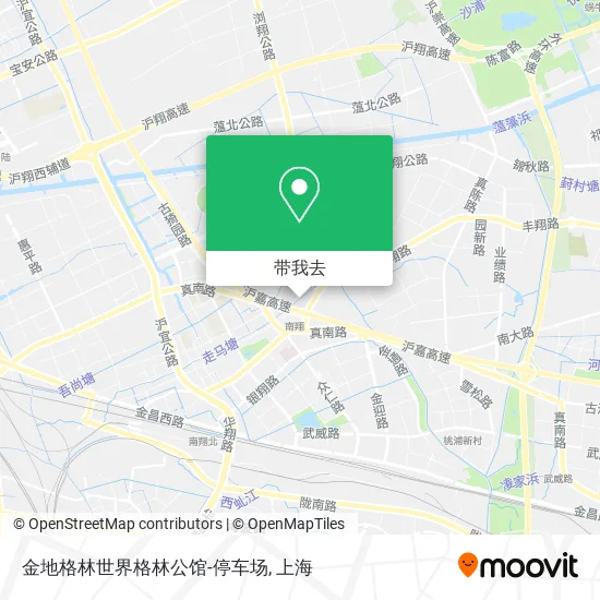 金地格林世界格林公馆-停车场地图