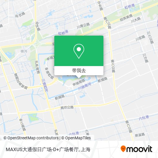 MAXUS大通假日广场-D+广场餐厅地图