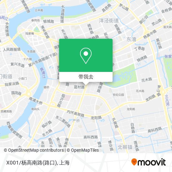 X001/杨高南路(路口)地图