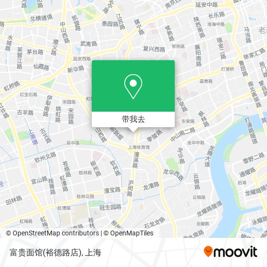 富贵面馆(裕德路店)地图