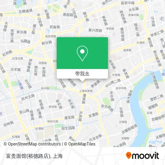 富贵面馆(裕德路店)地图