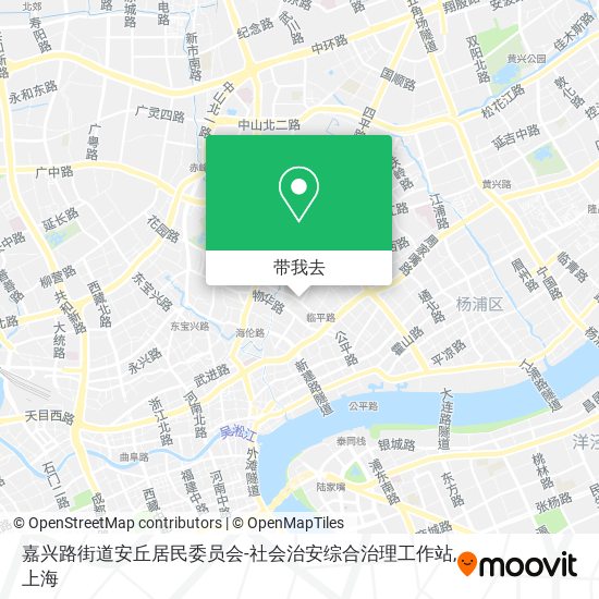嘉兴路街道安丘居民委员会-社会治安综合治理工作站地图