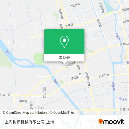 上海树新机械有限公司地图