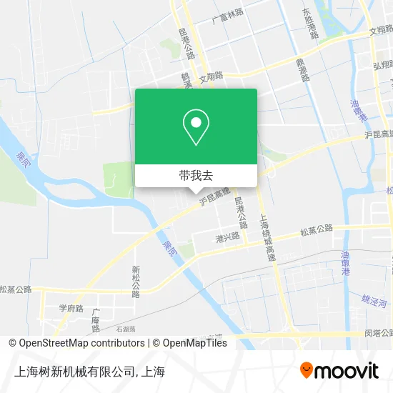 上海树新机械有限公司地图