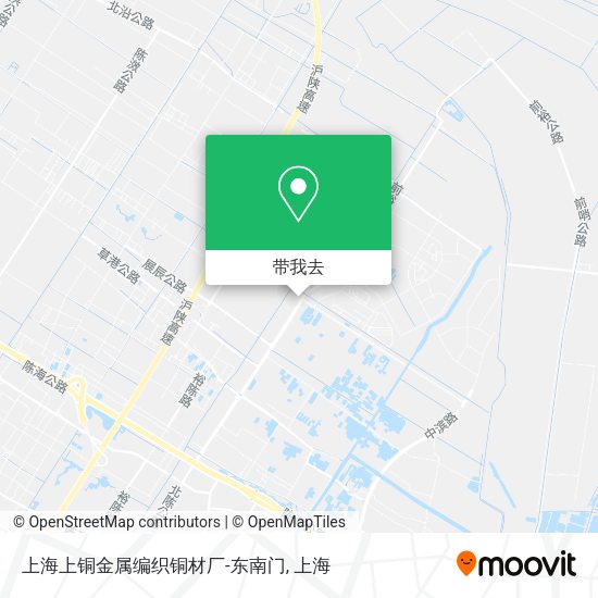 上海上铜金属编织铜材厂-东南门地图