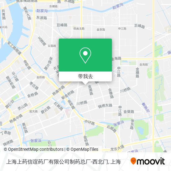 上海上药信谊药厂有限公司制药总厂-西北门地图