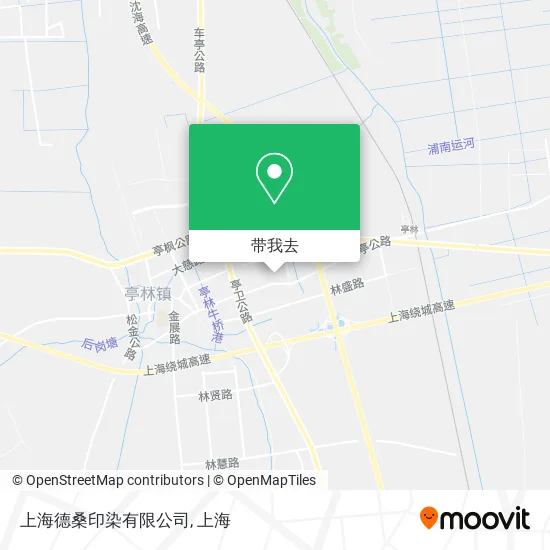 上海德桑印染有限公司地图