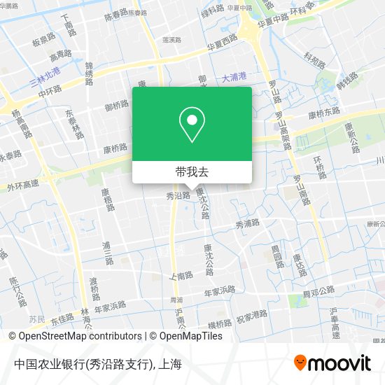 中国农业银行(秀沿路支行)地图