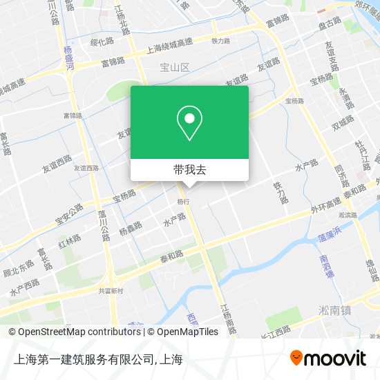 上海第一建筑服务有限公司地图
