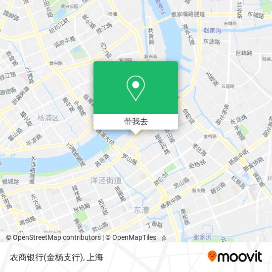农商银行(金杨支行)地图