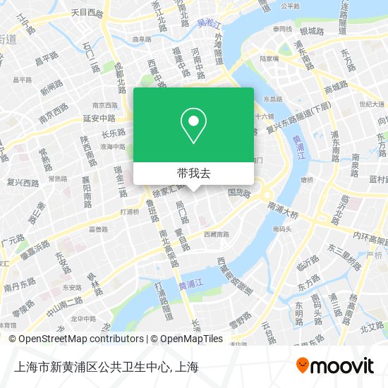 上海市新黄浦区公共卫生中心地图