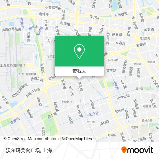 沃尔玛美食广场地图