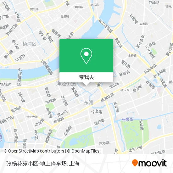 张杨花苑小区-地上停车场地图
