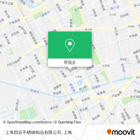 上海四合不锈钢制品有限公司地图