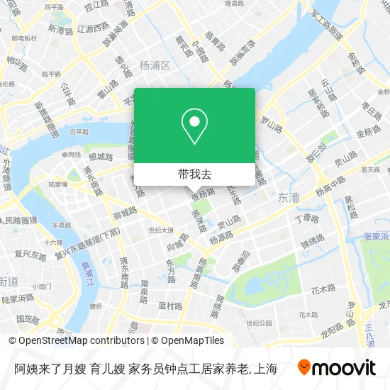 阿姨来了月嫂 育儿嫂 家务员钟点工居家养老地图