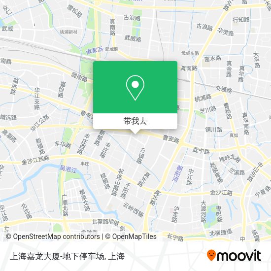 上海嘉龙大厦-地下停车场地图