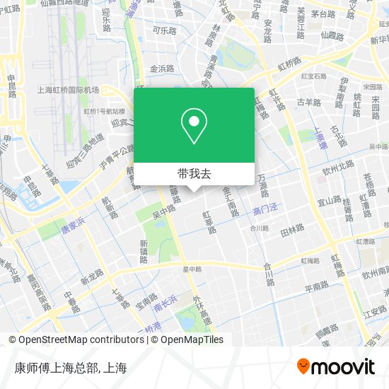 康师傅上海总部地图