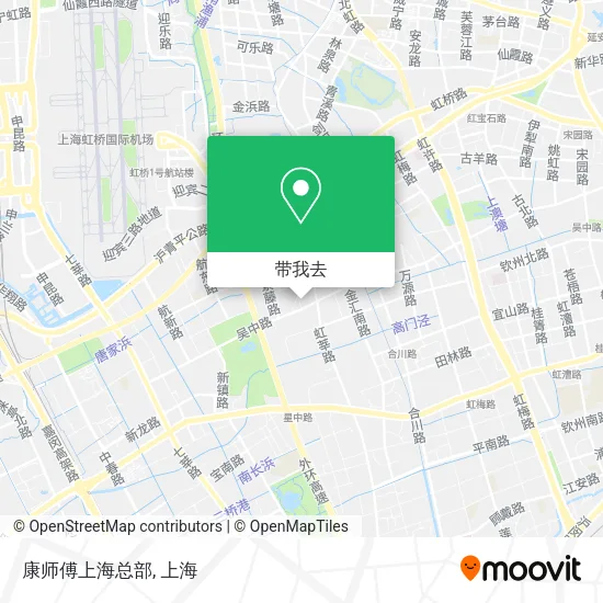 康师傅上海总部地图