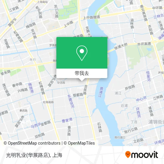 光明乳业(华展路店)地图