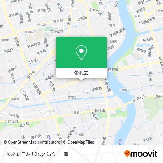 长桥新二村居民委员会地图