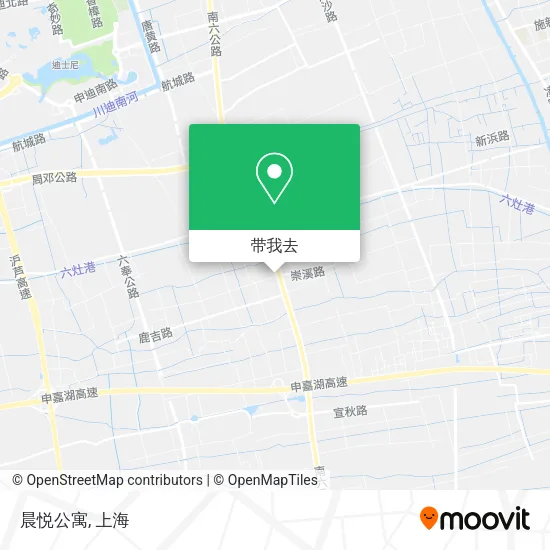 晨悦公寓地图