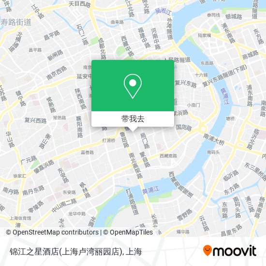 锦江之星酒店(上海卢湾丽园店)地图