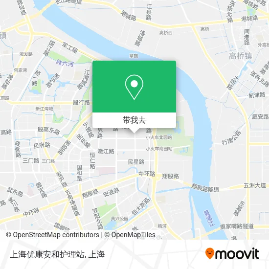 上海优康安和护理站地图