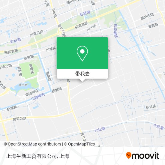 上海生新工贸有限公司地图