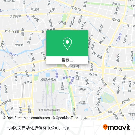 上海阁文自动化股份有限公司地图