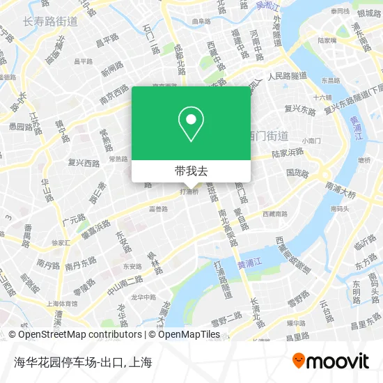 海华花园停车场-出口地图