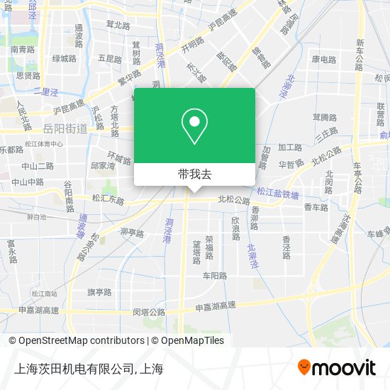 上海茨田机电有限公司地图