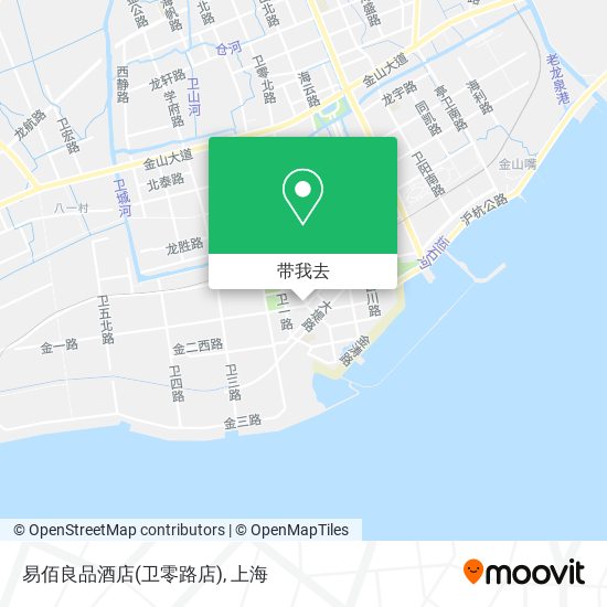 易佰良品酒店(卫零路店)地图