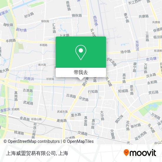 上海威盟贸易有限公司地图