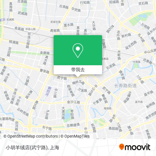 小胡羊绒店(武宁路)地图