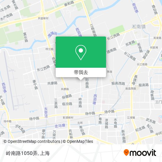 岭南路1050弄地图