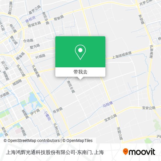 上海鸿辉光通科技股份有限公司-东南门地图